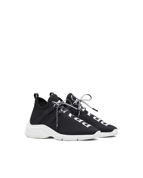 prada xy knit sneakers womens|high top Prada sneakers.